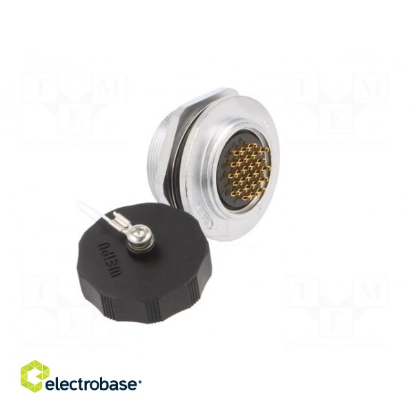 Socket | WF28 | male | PIN: 26 | IP67 | 5A | soldering | 400V | 0.75mm2 | 18AWG image 4