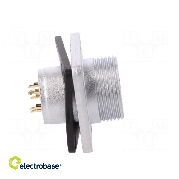WS | socket | female | PIN: 5 | flange (4 holes),for panel mounting image 8