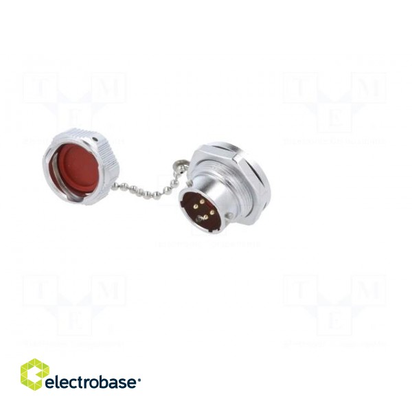 Socket | WY16 | male | PIN: 4 | IP67 | 15A | soldering | 500V | 2mm2 | size 16 image 2
