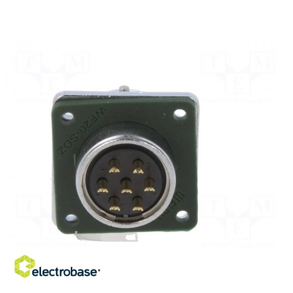 Socket | WY20 | male | PIN: 7 | IP67 | 10A | soldering | 500V | 2mm2 | size 20 image 5