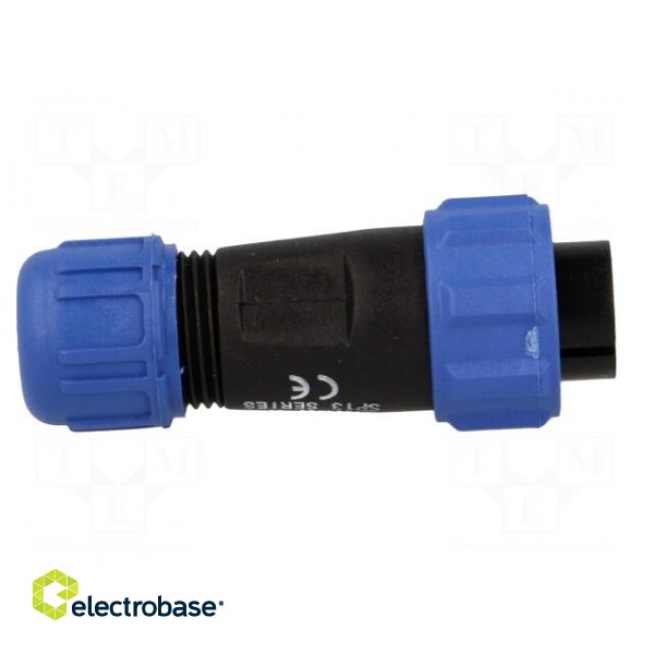 SP13 | plug | female | PIN: 6 | IP68 | 4÷6.5mm | 5A | soldering | for cable paveikslėlis 7