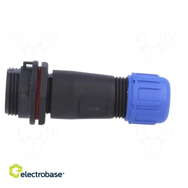 SP13 | plug | male | PIN: 4 | IP68 | 4÷6.5mm | 5A | soldering | for cable paveikslėlis 3
