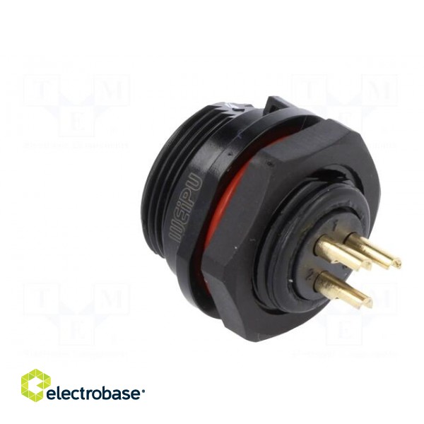 SP17 | socket | female | PIN: 3 | IP68 | soldering | 500V | 2mm2 | 10A image 4