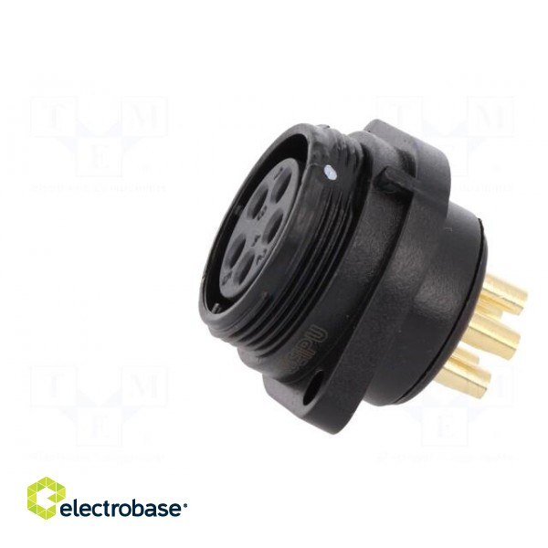 SP21 | socket | female | PIN: 5 | IP68 | soldering | 500V | 4mm2 | 30A image 3