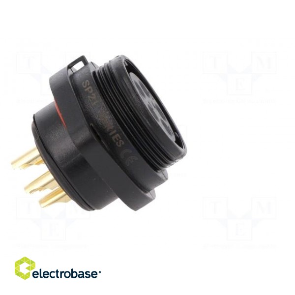 SP21 | socket | female | PIN: 5 | IP68 | soldering | 500V | 4mm2 | 30A image 7