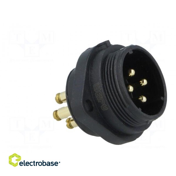SP21 | socket | male | PIN: 4 | IP68 | screw terminal | 500V | 1.5mm2 | 30A image 8