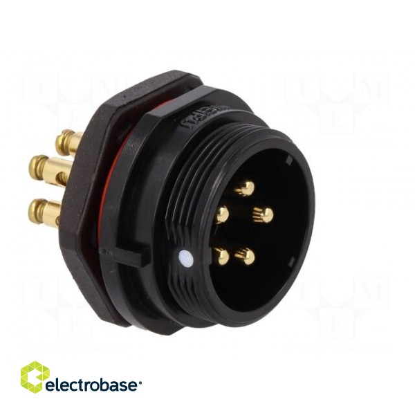 SP21 | socket | male | PIN: 5 | IP68 | screw terminal | 500V | 1.5mm2 | 30A image 8