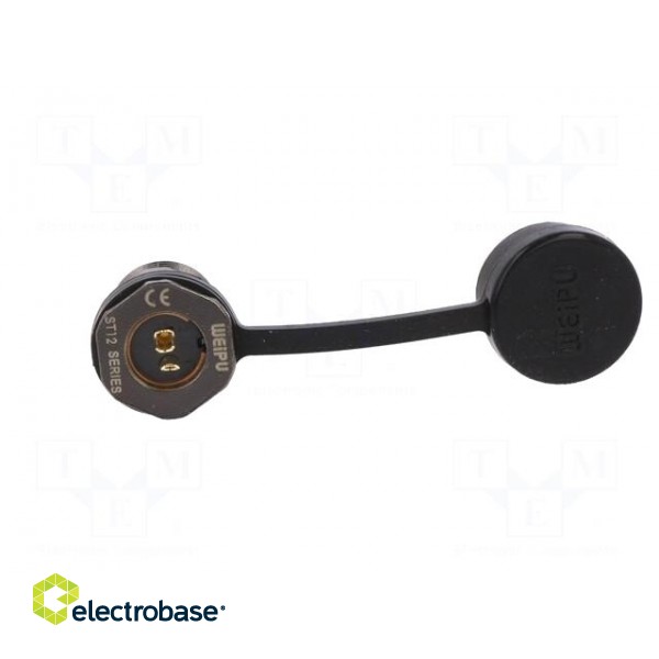 ST12 | socket | female | PIN: 2 | IP67 | 13A | soldering | 250V | 2mm2 image 5
