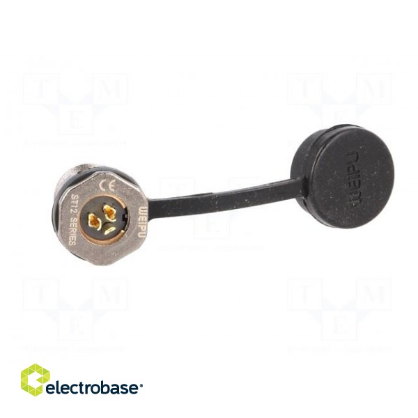 Socket | ST12 | female | PIN: 3 | IP67 | 13A | soldering | 250V | 2mm2 image 5