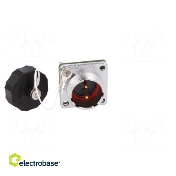 WF | socket | male | PIN: 2 | IP67 | soldering | 500V | Case: size 20 paveikslėlis 9