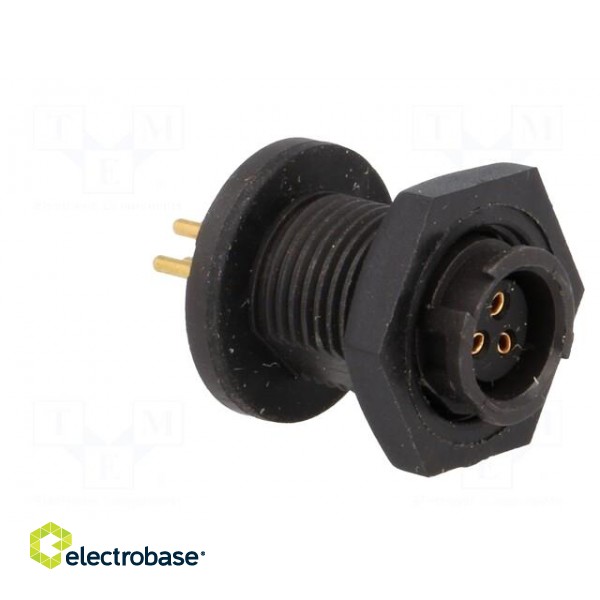 Connector: circular | EN2 | socket | female | THT | for panel mounting paveikslėlis 8