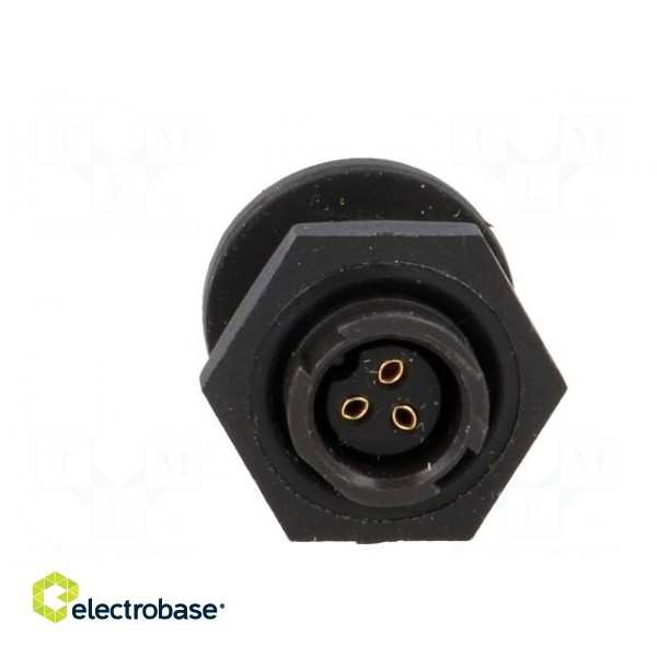 Connector: circular | EN2 | socket | female | THT | for panel mounting фото 9