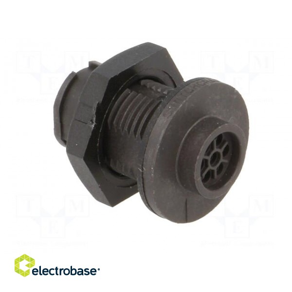 Connector: circular | Series: EN2 | socket | male | soldering | PIN: 5 | 3A фото 4