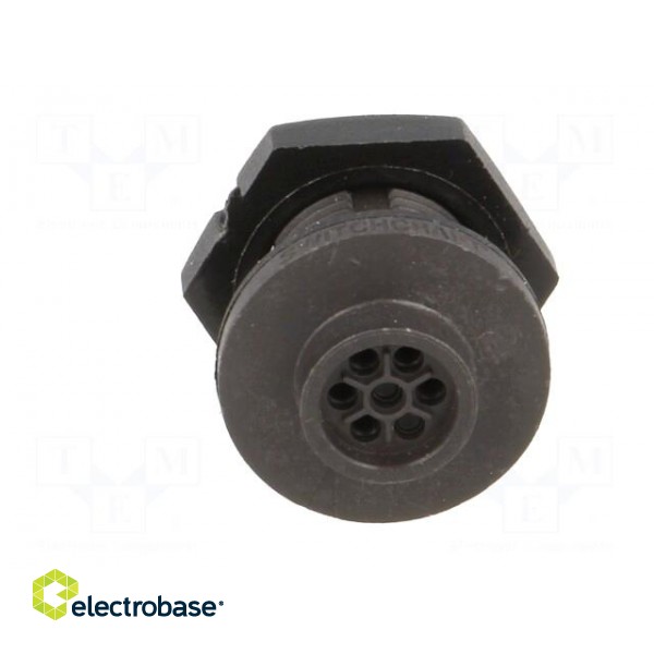 Connector: circular | Series: EN2 | socket | male | soldering | PIN: 5 | 3A фото 5