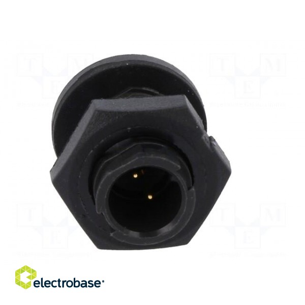 Connector: circular | Series: EN2 | socket | male | THT | PIN: 2 | 7A | IP68 paveikslėlis 9