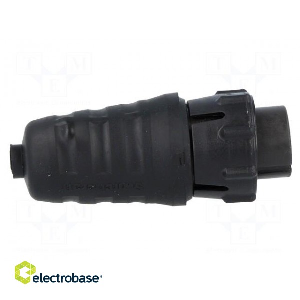 Connector: circular | EN3 | plug | male | soldering | for cable | PIN: 4 image 7