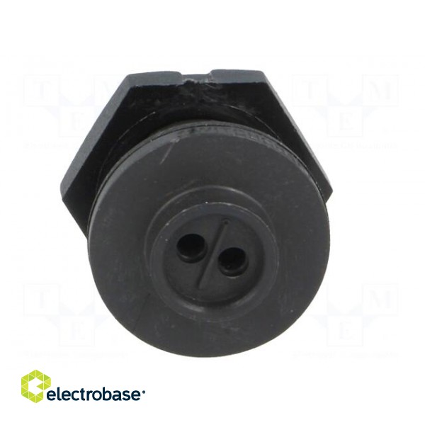 Connector: circular | Series: EN2 | socket | male | soldering | PIN: 2 | 7A фото 5