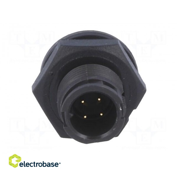 Connector: circular | EN2 | socket | male | THT | for panel mounting image 9