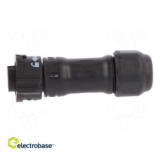 Connector: circular | plug | for cable | PIN: 4 | female | with contacts image 3