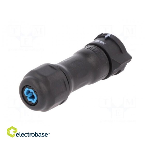 Connector: circular | plug | for cable | PIN: 4 | female | with contacts image 6