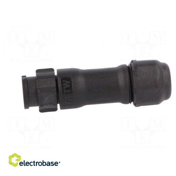 Connector: circular | plug | for cable | PIN: 6 | female | with contacts фото 3
