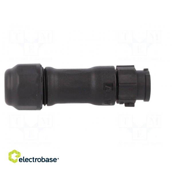 Connector: circular | plug | for cable | PIN: 6 | female | with contacts фото 7