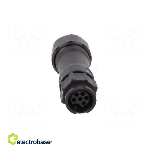 Connector: circular | plug | for cable | PIN: 6 | female | with contacts image 9