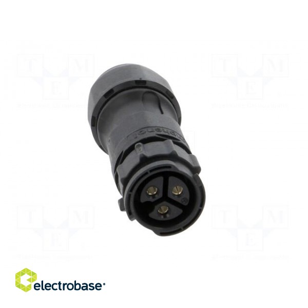 Connector: circular | female | plug | screw terminal | PIN: 3 | IP68 image 9
