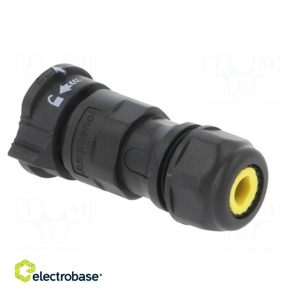 Connector: circular | plug | for cable | PIN: 5 | female | with contacts image 4
