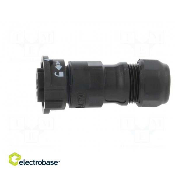 Connector: circular | plug | for cable | PIN: 5 | female | with contacts image 3