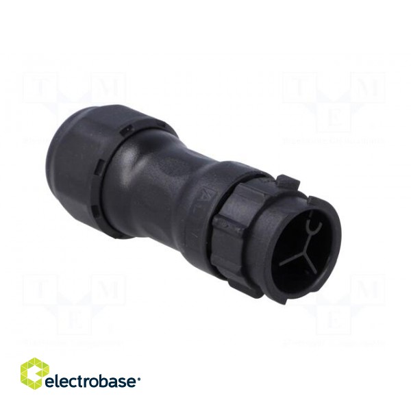 Connector: circular | male | plug | crimped | PIN: 3 | 14AWG÷12AWG | IP68 image 8