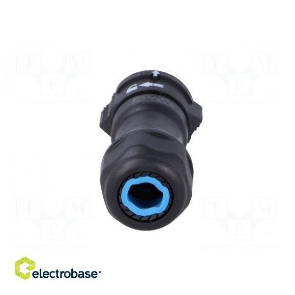 Connector: circular | male | plug | crimped | PIN: 3 | 14AWG÷12AWG | IP68 фото 5