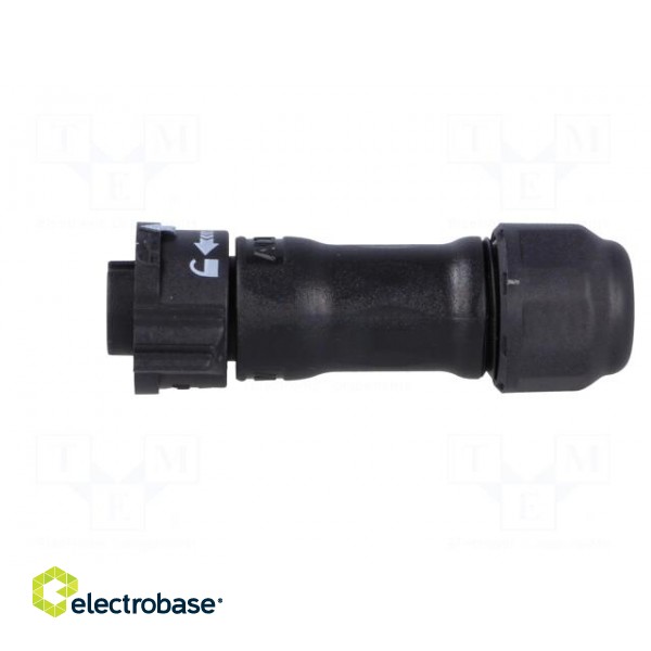 Connector: circular | plug | for cable | PIN: 6 | male | with contacts image 3