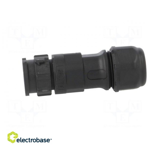 Connector: circular | male | plug | screw terminal | PIN: 3 | for cable фото 3