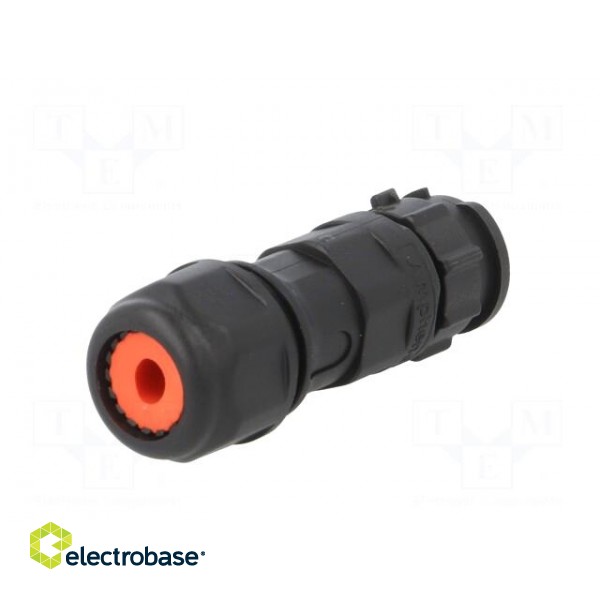 Connector: circular | male | plug | screw terminal | PIN: 3 | for cable фото 6
