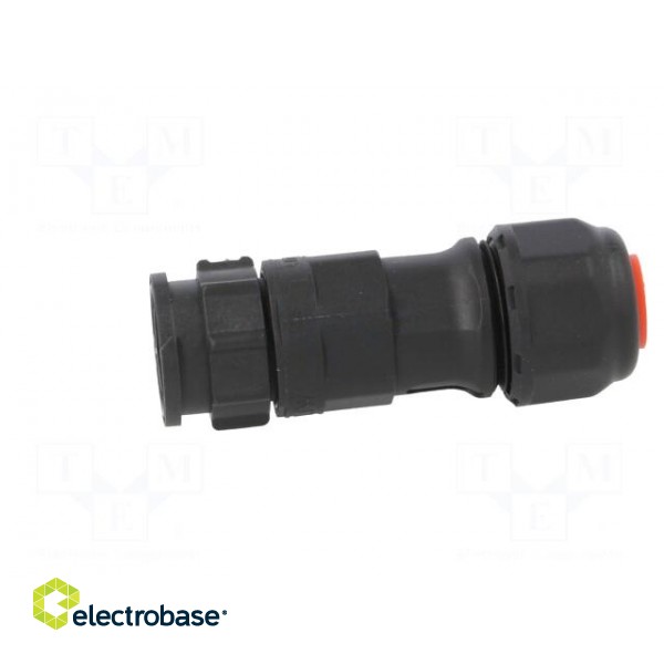 Connector: circular | plug | for cable | PIN: 3 | male | with contacts image 3