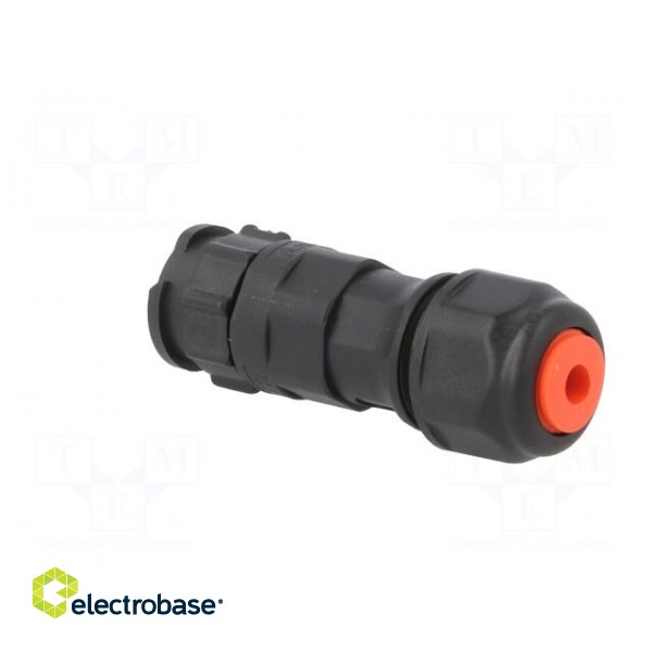 Connector: circular | male | plug | screw terminal | PIN: 3 | for cable paveikslėlis 4