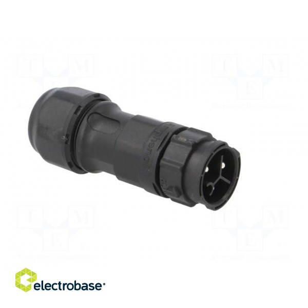 Connector: circular | male | plug | screw terminal | PIN: 3 | for cable image 8