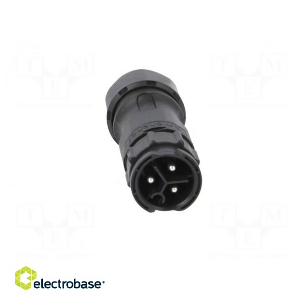 Connector: circular | male | plug | screw terminal | PIN: 3 | for cable image 9