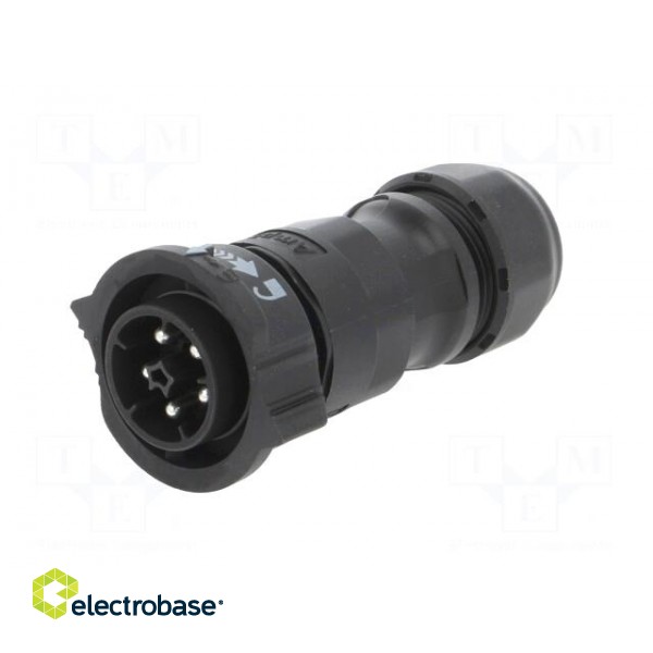 Connector: circular | male | plug | screw terminal | PIN: 5 | for cable image 2