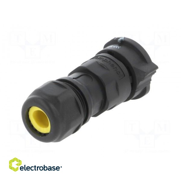 Connector: circular | male | plug | screw terminal | PIN: 5 | for cable фото 6