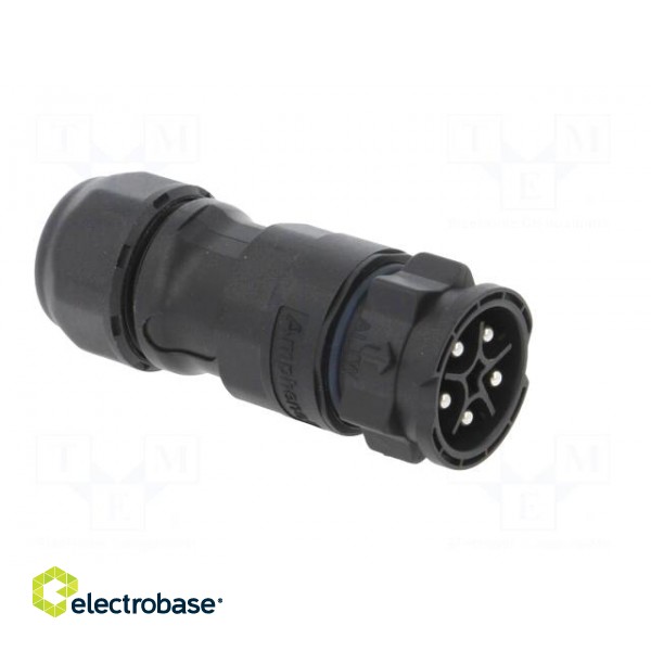 Connector: circular | male | plug | screw terminal | PIN: 5 | for cable image 8