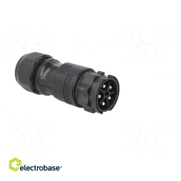 Connector: circular | plug | for cable | PIN: 5 | male | with contacts image 8