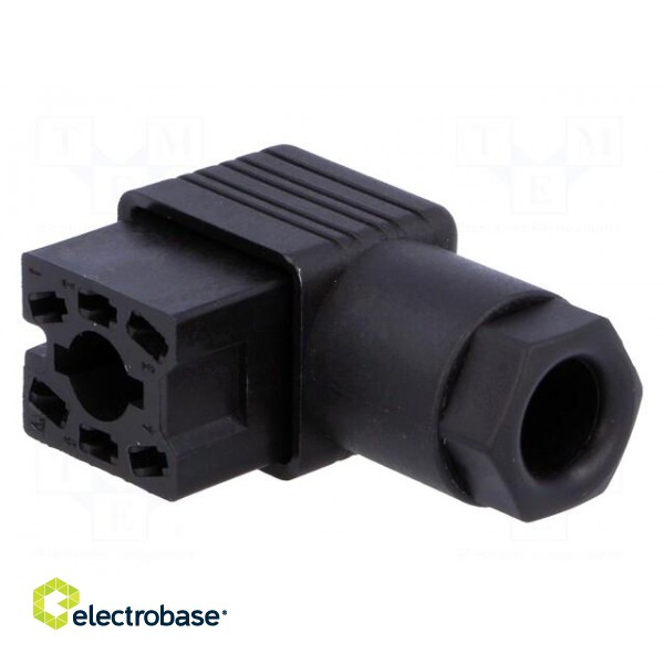 Connector: square | Series: G | plug | female | PIN: 6 | tinned | IP65 | 50V image 1