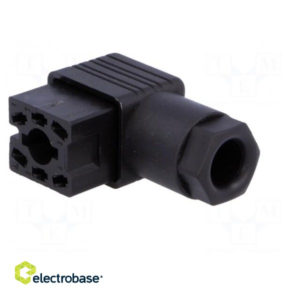 Connector: square | Series: G | plug | female | PIN: 6 | tinned | IP65 | 50V image 2