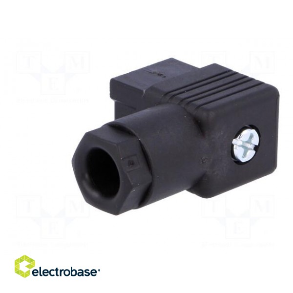 Connector: square | Series: G | plug | female | PIN: 6 | tinned | IP65 | 50V image 4
