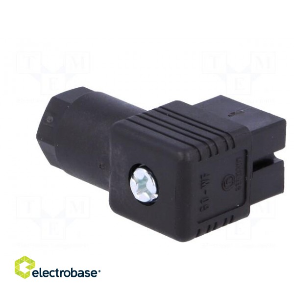 Connector: square | Series: G | plug | female | PIN: 6 | tinned | IP65 | 50V image 6