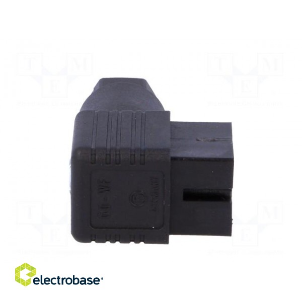 Connector: rectangular | GO | plug | female | PIN: 6 | tinned | IP65 | black image 7