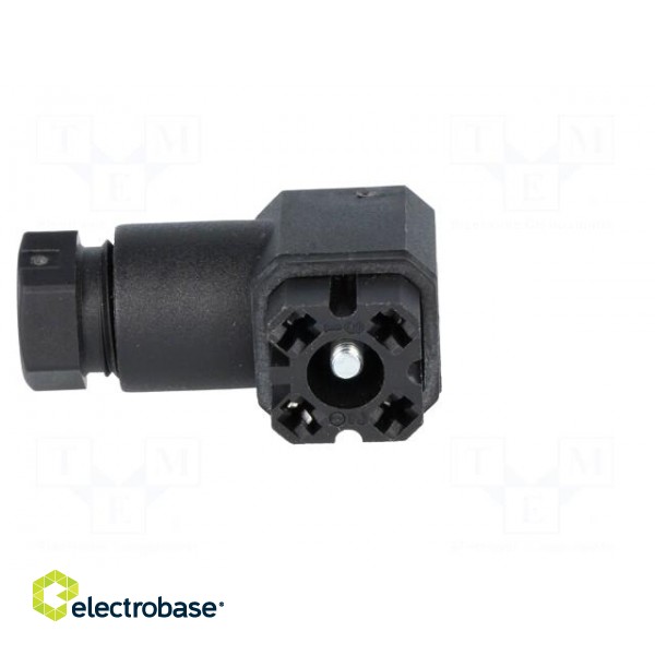 Connector: rectangular | G | plug | female | PIN: 4 | tinned | IP65 | black image 3