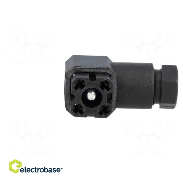 Connector: rectangular | G | plug | female | PIN: 4 | tinned | IP65 | black image 9